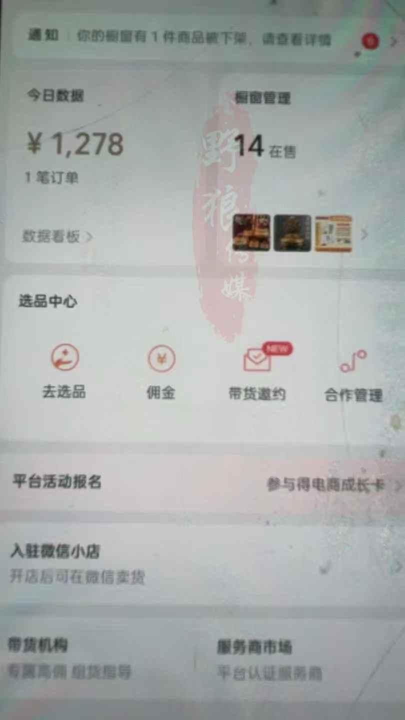 学员视频号一单￥1278 也只有野狼的聚宝盆这么香  一单就赚回学费 你还在墨迹啥❓